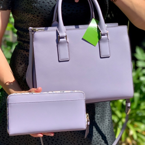 Kate Spade Medium Cameron Leather Satchel /Wallet - Picture 2 of 8